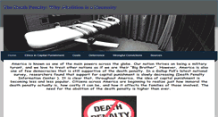 Desktop Screenshot of abolitionofthedeathpenalty.weebly.com