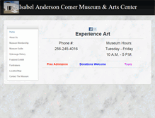 Tablet Screenshot of comermuseum.weebly.com