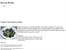 Tablet Screenshot of koreanrecipe.weebly.com