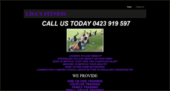 Desktop Screenshot of lisasfitness.weebly.com