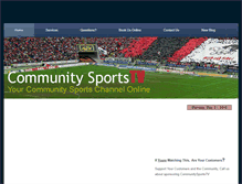 Tablet Screenshot of communitysportstv.weebly.com