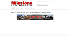 Desktop Screenshot of milestoneroofing.weebly.com