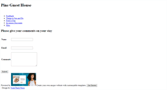 Desktop Screenshot of pineguesthouse.weebly.com