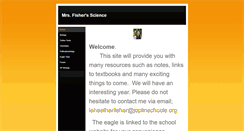 Desktop Screenshot of lfisherscience.weebly.com