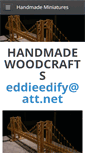 Mobile Screenshot of handmadewoodcrafts.weebly.com