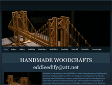 Tablet Screenshot of handmadewoodcrafts.weebly.com