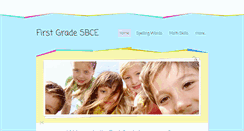 Desktop Screenshot of firstgradesbce.weebly.com