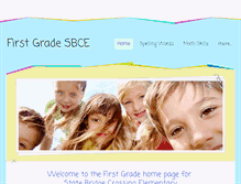 Tablet Screenshot of firstgradesbce.weebly.com