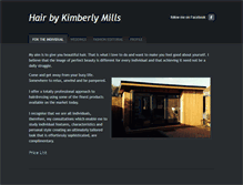 Tablet Screenshot of hairbykimberlymills.weebly.com