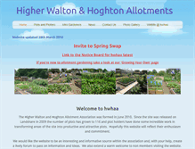 Tablet Screenshot of higherwaltonandhoghtonallotments.weebly.com