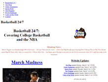 Tablet Screenshot of collegesports.weebly.com