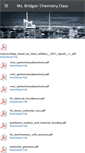 Mobile Screenshot of msbridgeschemistry.weebly.com