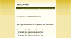Desktop Screenshot of moneycycler.weebly.com