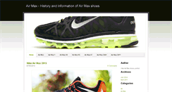 Desktop Screenshot of airmaxs.weebly.com