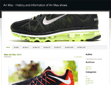 Tablet Screenshot of airmaxs.weebly.com