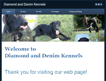 Tablet Screenshot of diamondanddenimkennel.weebly.com