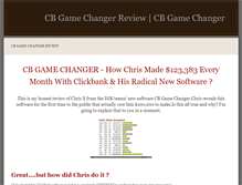 Tablet Screenshot of cbgamechanger.weebly.com