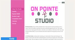 Desktop Screenshot of onpointestudio.weebly.com