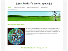 Tablet Screenshot of earthwitch.weebly.com