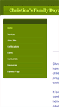 Mobile Screenshot of christinasfamilydaycare.weebly.com
