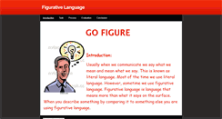 Desktop Screenshot of gofigurelanguage.weebly.com