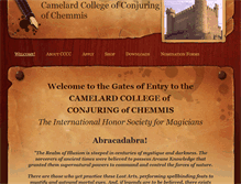 Tablet Screenshot of camelardcollege.weebly.com