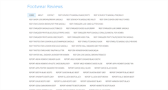 Desktop Screenshot of footwearreviews3j.weebly.com