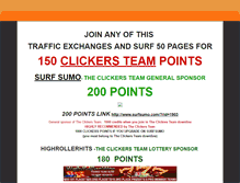Tablet Screenshot of 150clickerspoints.weebly.com