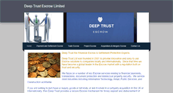 Desktop Screenshot of deeptrustescrow.weebly.com