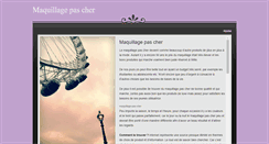 Desktop Screenshot of maquillage-pas-cher.weebly.com