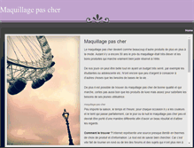 Tablet Screenshot of maquillage-pas-cher.weebly.com
