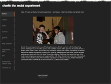 Tablet Screenshot of charliethesocialexperiment.weebly.com