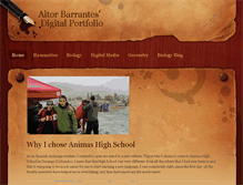 Tablet Screenshot of aitorbarrantesdigitalportfolio.weebly.com