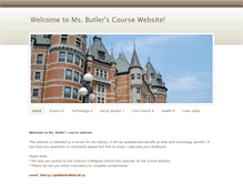 Tablet Screenshot of madamebutler.weebly.com