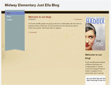 Tablet Screenshot of justella.weebly.com