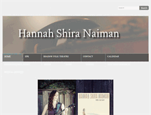 Tablet Screenshot of hannahshira.weebly.com
