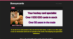 Desktop Screenshot of bossyscards.weebly.com