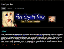 Tablet Screenshot of firecrystalsims.weebly.com