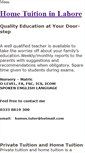Mobile Screenshot of home-tutor.weebly.com