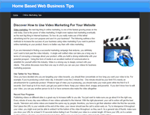 Tablet Screenshot of homebasedwebbusiness.weebly.com