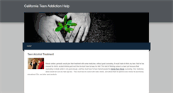 Desktop Screenshot of californiateenaddictionhelp.weebly.com