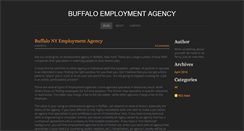 Desktop Screenshot of buffaloemploymentagency.weebly.com