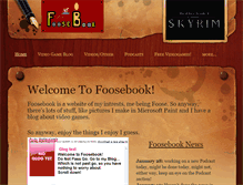 Tablet Screenshot of foosebook.weebly.com