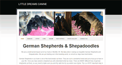 Desktop Screenshot of littledreamscanine.weebly.com