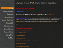 Tablet Screenshot of dundeecrowndriverseducation.weebly.com