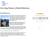 Tablet Screenshot of kristirobertson.weebly.com