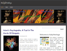 Tablet Screenshot of kabylheritage.weebly.com