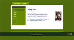 Desktop Screenshot of pengsun.weebly.com