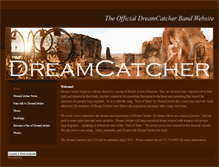 Tablet Screenshot of dreamcatchertheband.weebly.com
