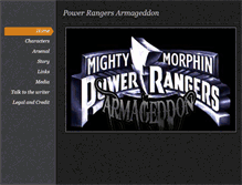 Tablet Screenshot of powerrangersarmageddon.weebly.com